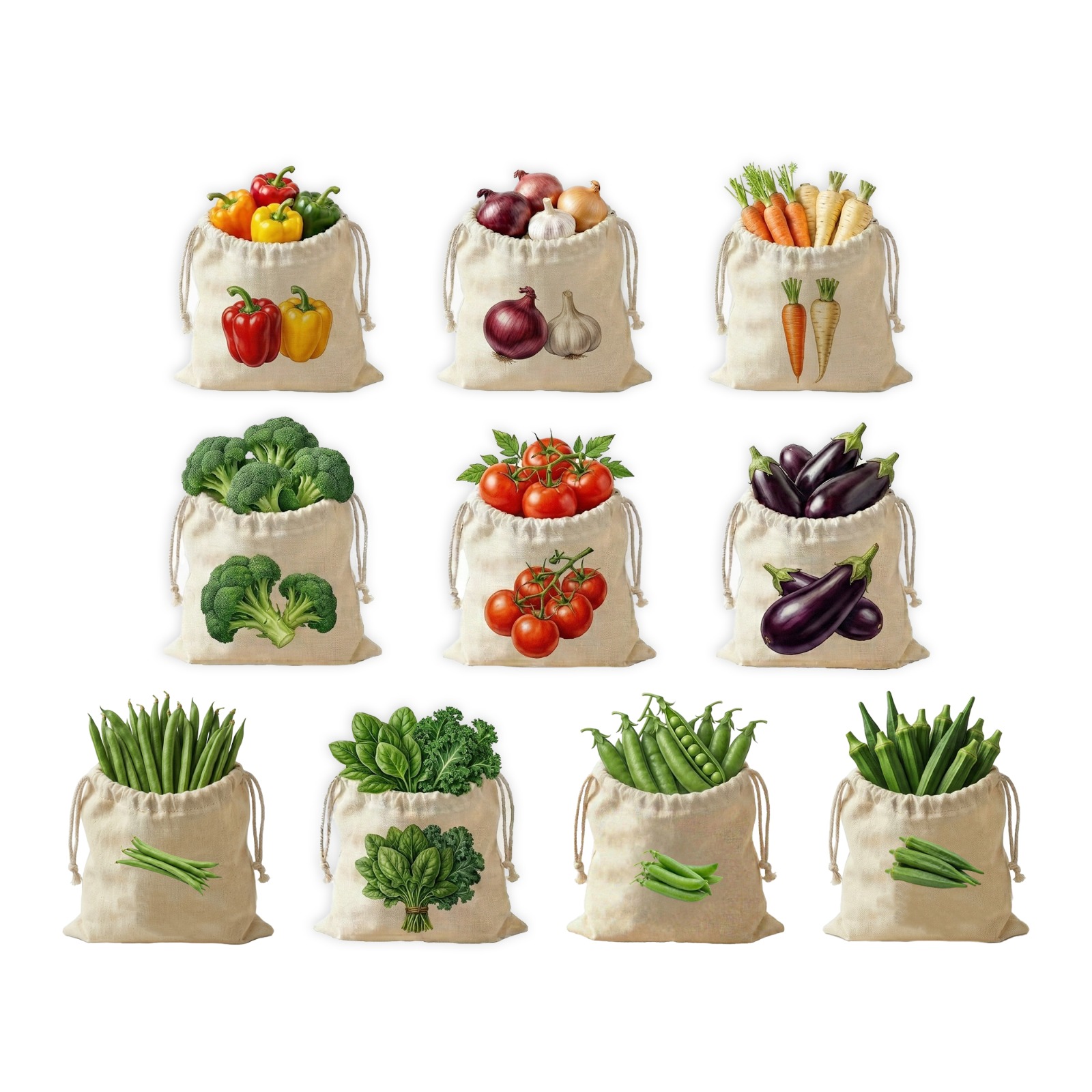 Artboard 1 Vegetable Cotton Bag – 12 x 12 Inch - Image 1
